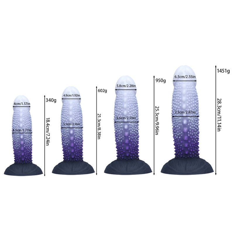 Stinky silicone dildo without eggs -Alien