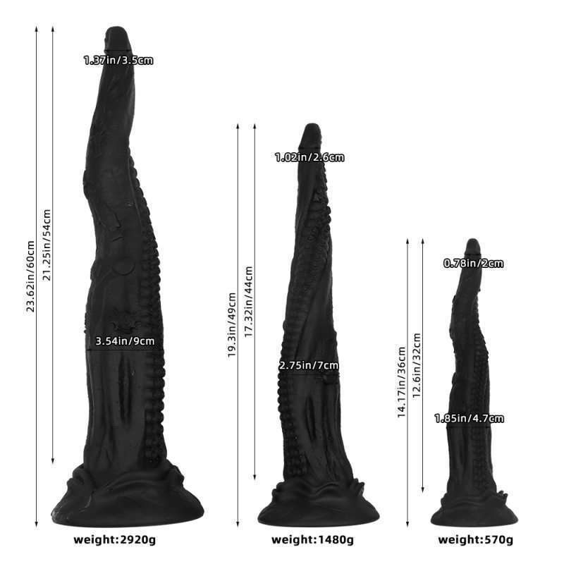 Flexible Long Plug Octopus Claw Dildo