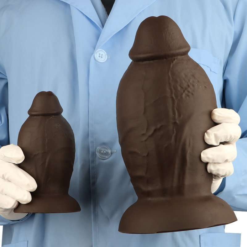 Realistic Silicone Girthy Anal Dildo