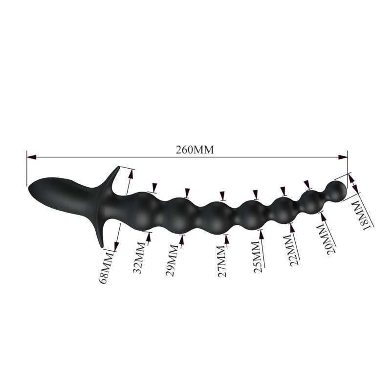 10" Vibrating Anal Beads
