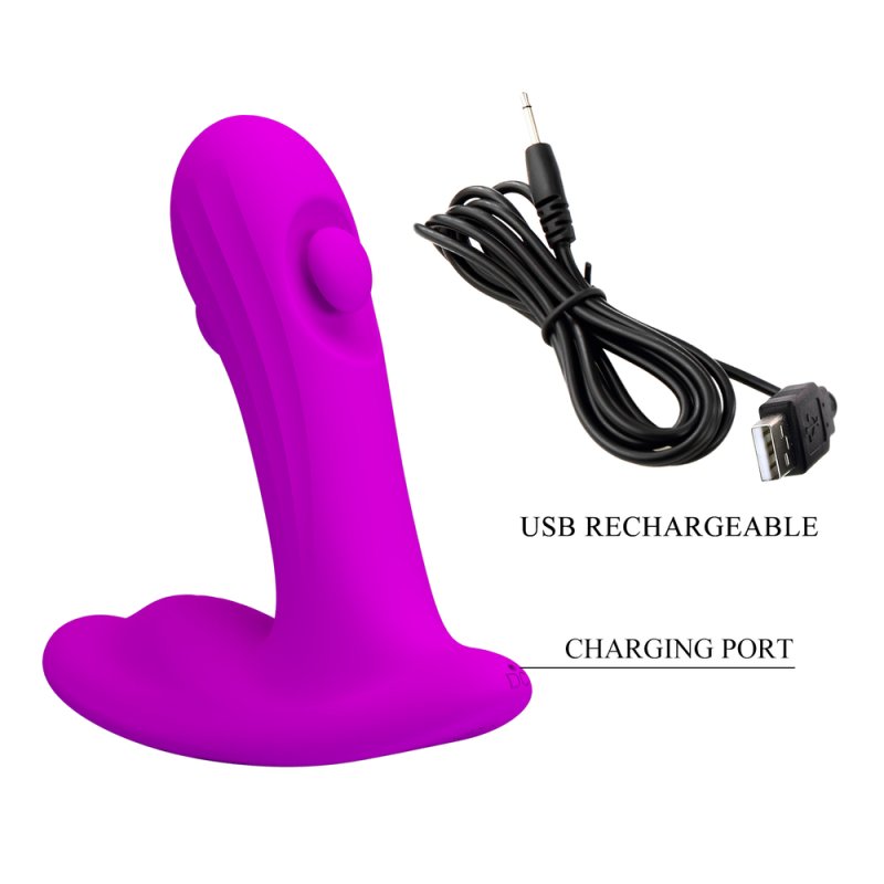 Dual point co vibration prostate massager with 12 Modes Vibrating