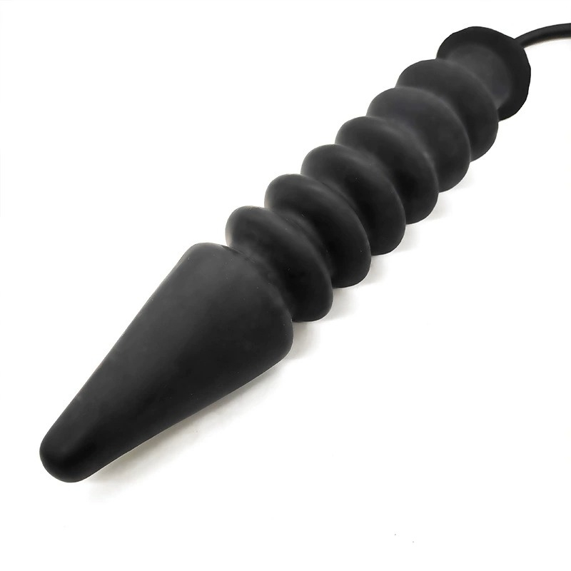 Large inflatable anal plug