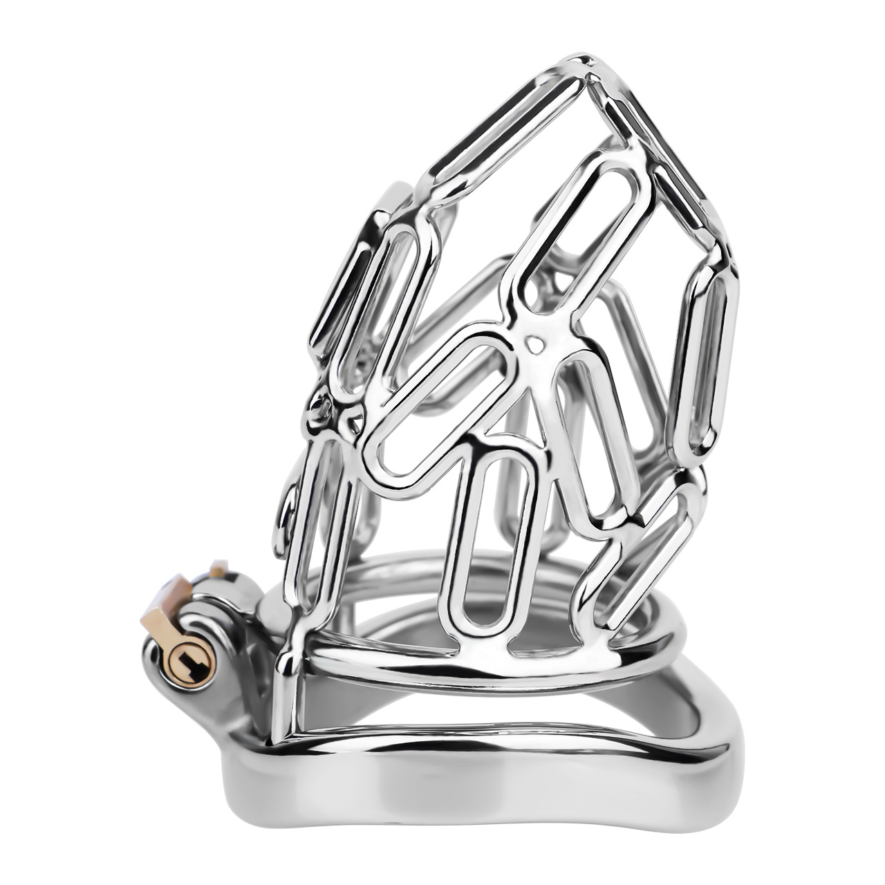 Stainless steel CB lock sexual chastity device