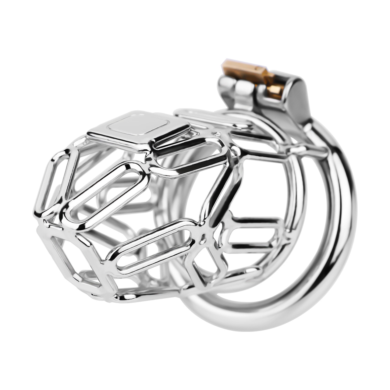 Stainless steel CB lock sexual chastity device