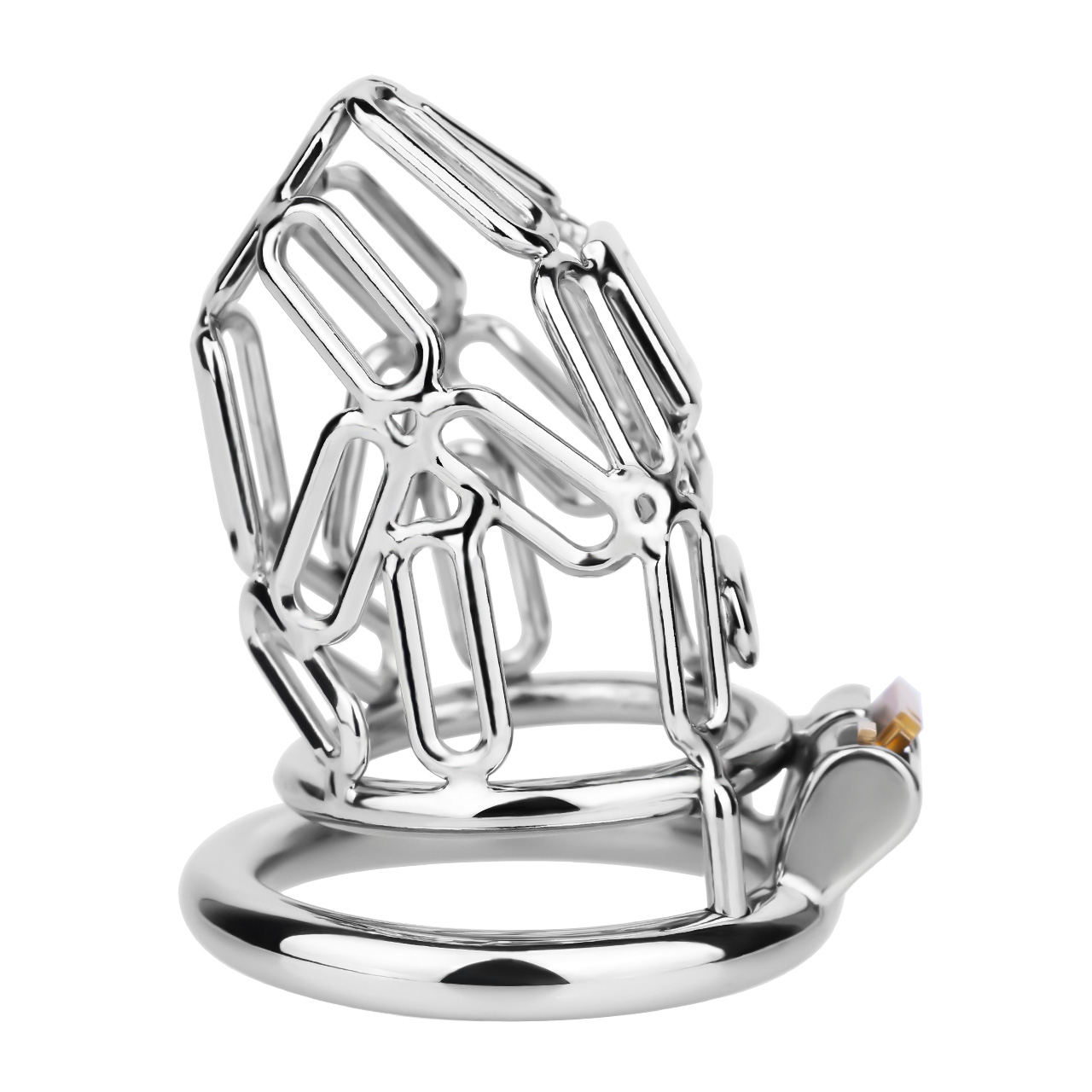 Stainless steel CB lock sexual chastity device