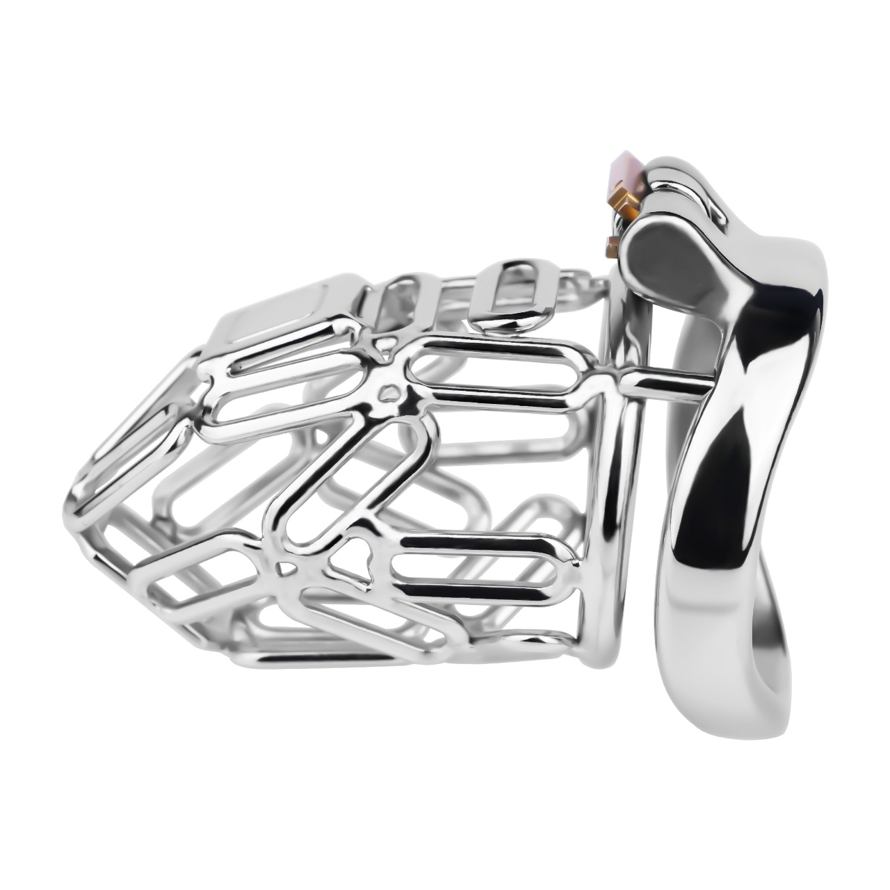 Stainless steel CB lock sexual chastity device