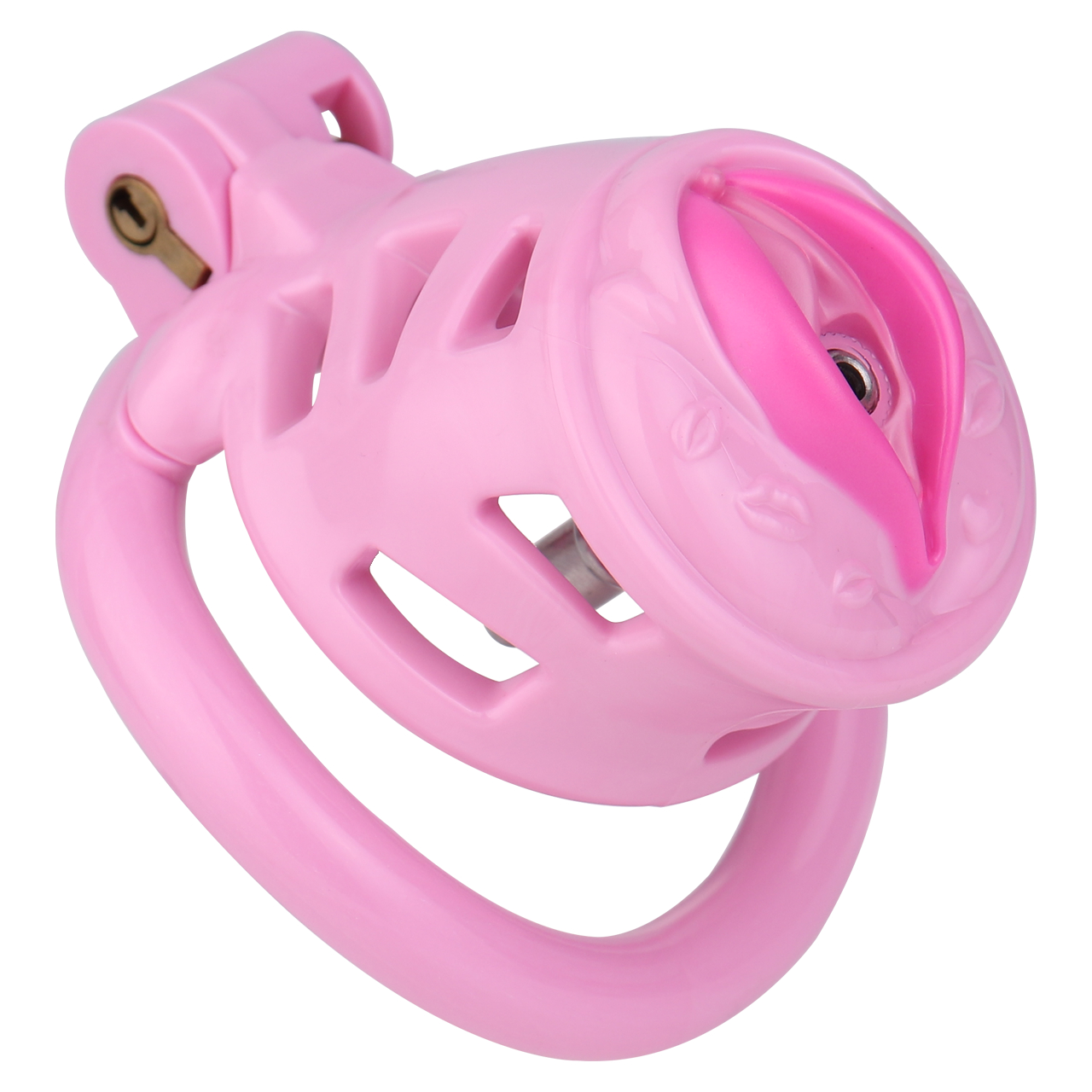 lifelike labia penis cage chastity lock