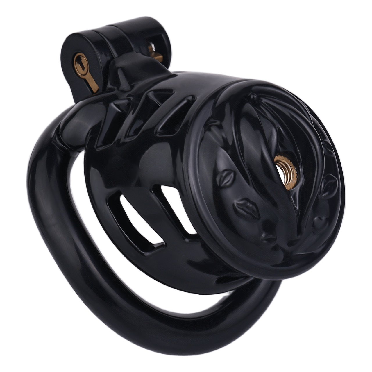 lifelike labia penis cage chastity lock