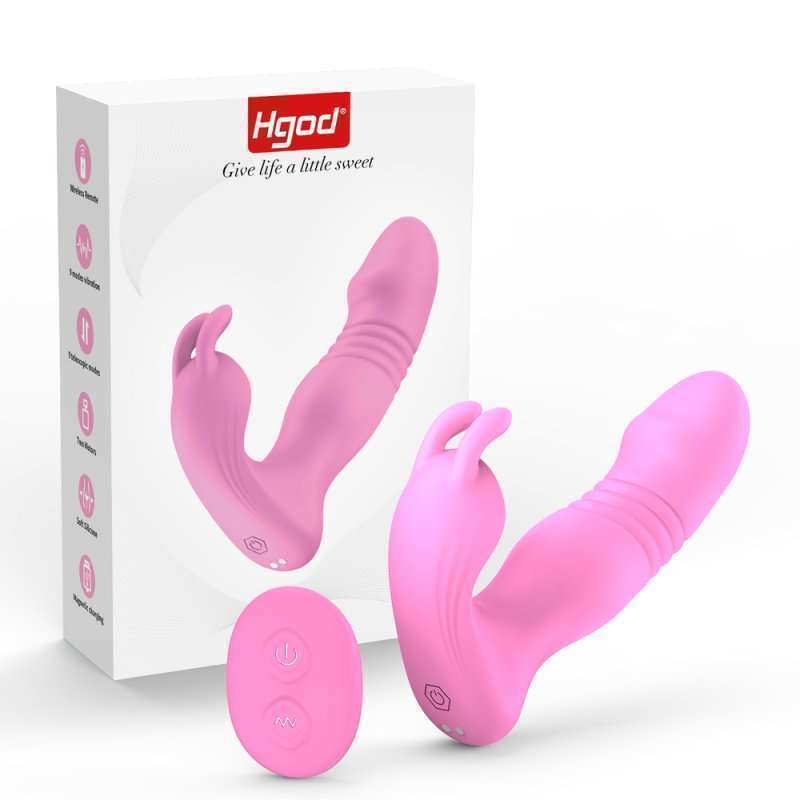 Thrusting Strap on Wearable Dildo