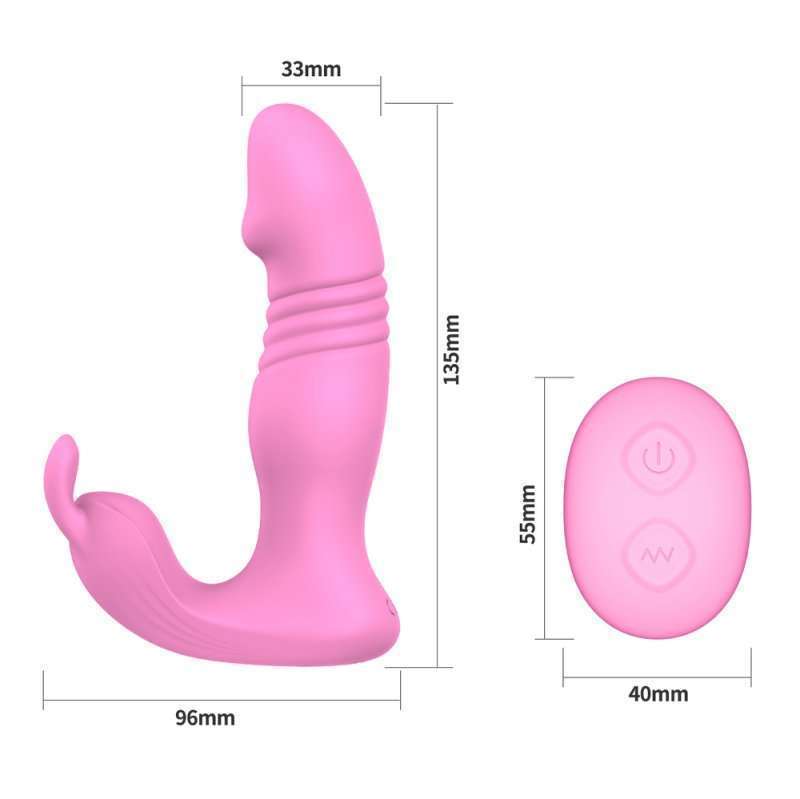 Thrusting Strap on Wearable Dildo