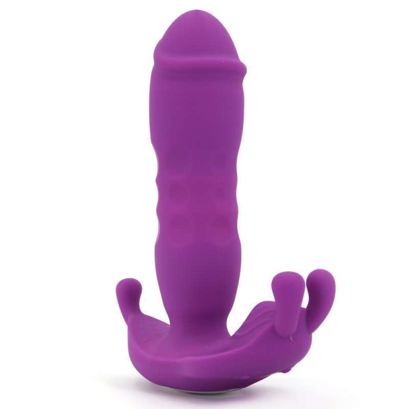 Butterfly Thrusting Strap-on vibrator