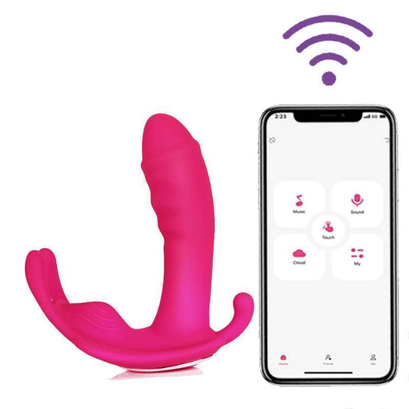 Butterfly Strap-on vibrator - APP Smart