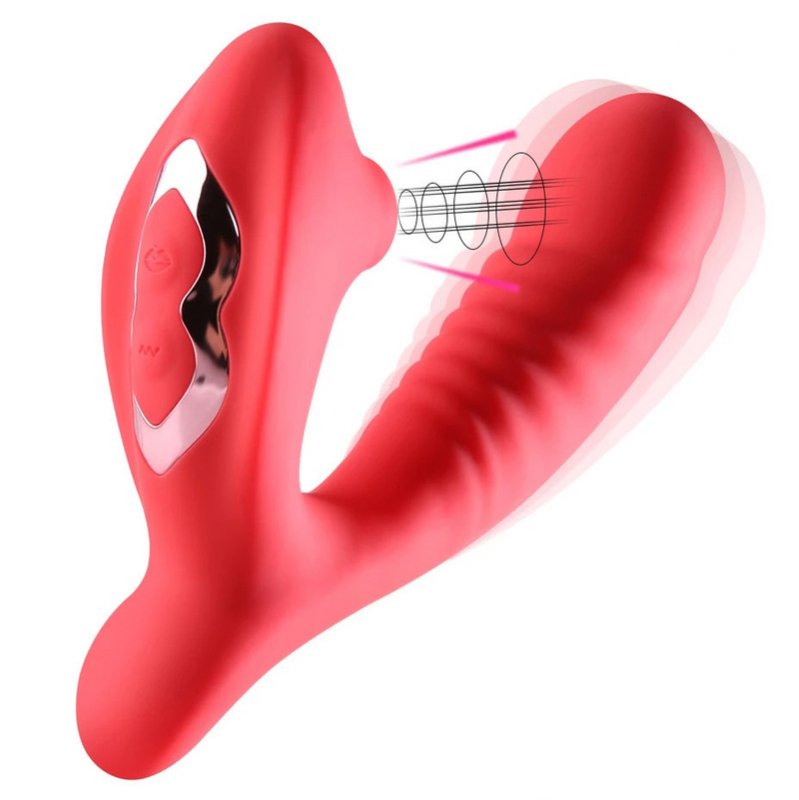 Clitoral Sucking Stimulator with Penis Shape Vibrator