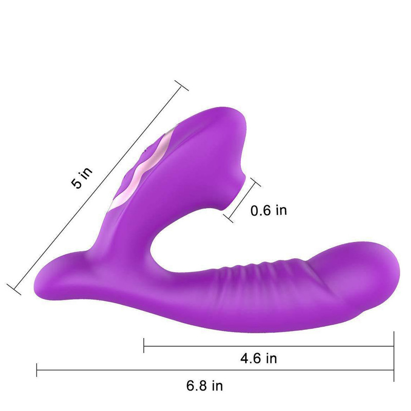Clitoral Sucking Stimulator with Penis Shape Vibrator