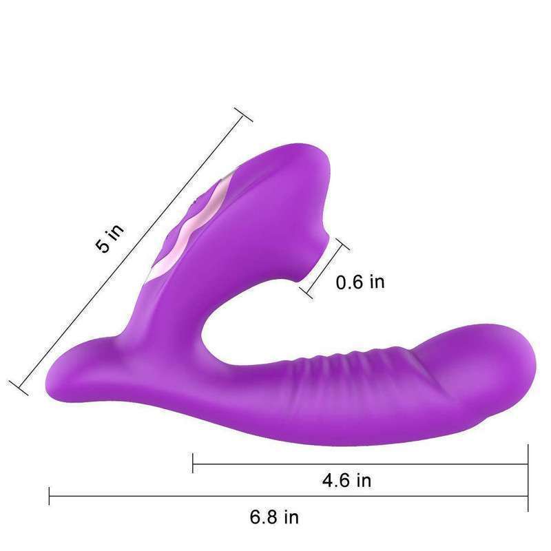 Clitoral Sucking Stimulator with Penis Shape Vibrator