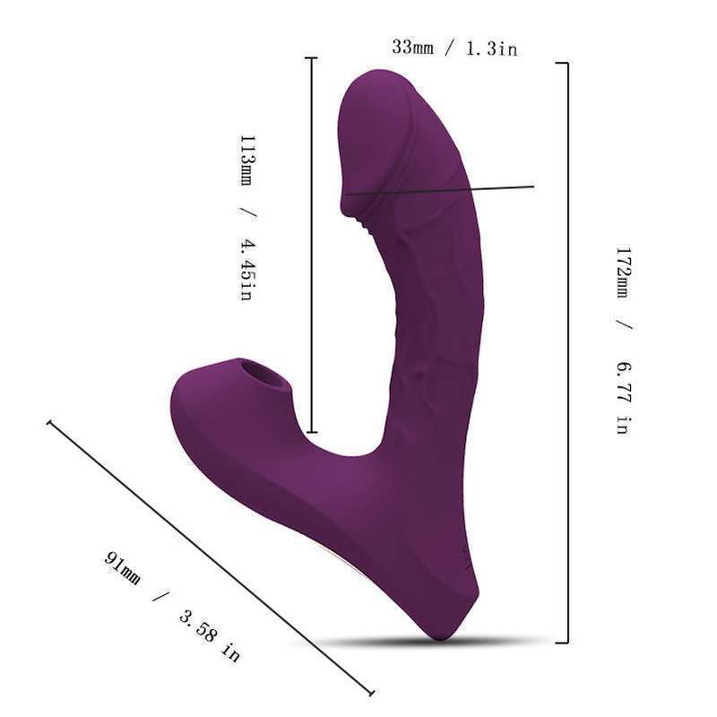 luxurious Suction Strap on Dildo Vibrator