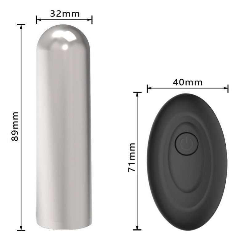 Magnetic Charging Wireless Bullet - Round