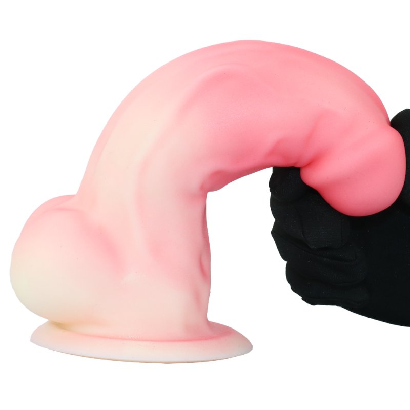 Pink Temptation Curved Dildo & Plug