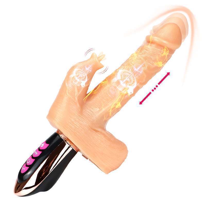 Thrusting & Rotation Licking Rabbit Vibrator