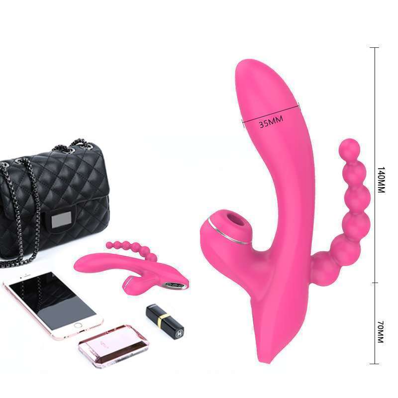 Opal 3 in 1 Suction Clit  Vibrator