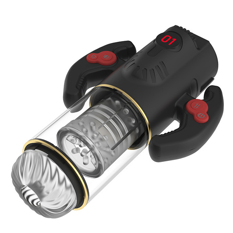 9-frequency stretching+rotation+suction male masturbator