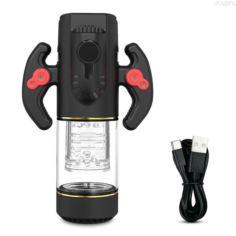 9-frequency stretching+rotation+suction male masturbator