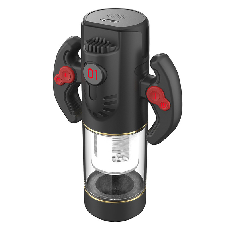 9-frequency stretching+rotation+suction male masturbator