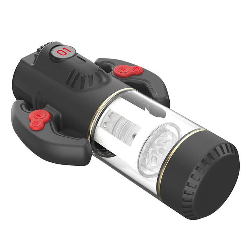 9-frequency stretching+rotation+suction male masturbator