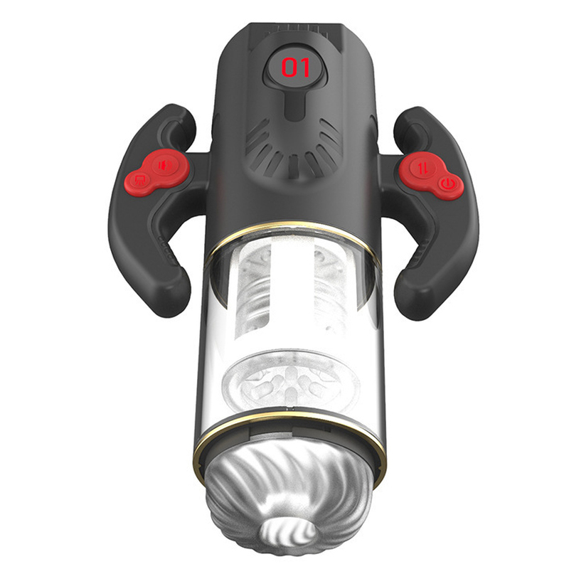 9-frequency stretching+rotation+suction male masturbator
