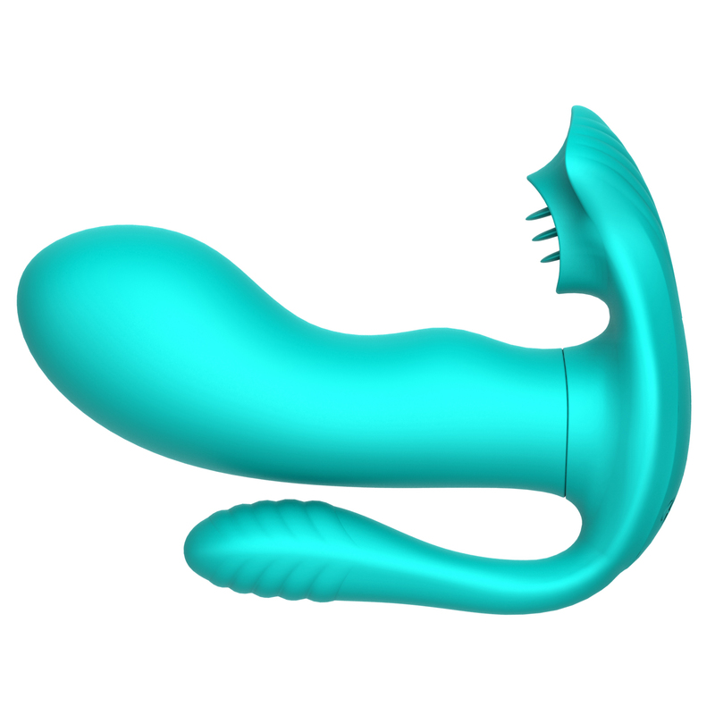 Strap on Dildo With Clitoris & Anal Stimulator