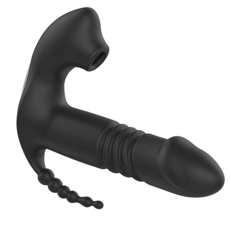 Suction & Thrusting Strap-on Dildo