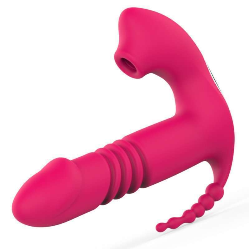 Suction & Thrusting Strap-on Dildo