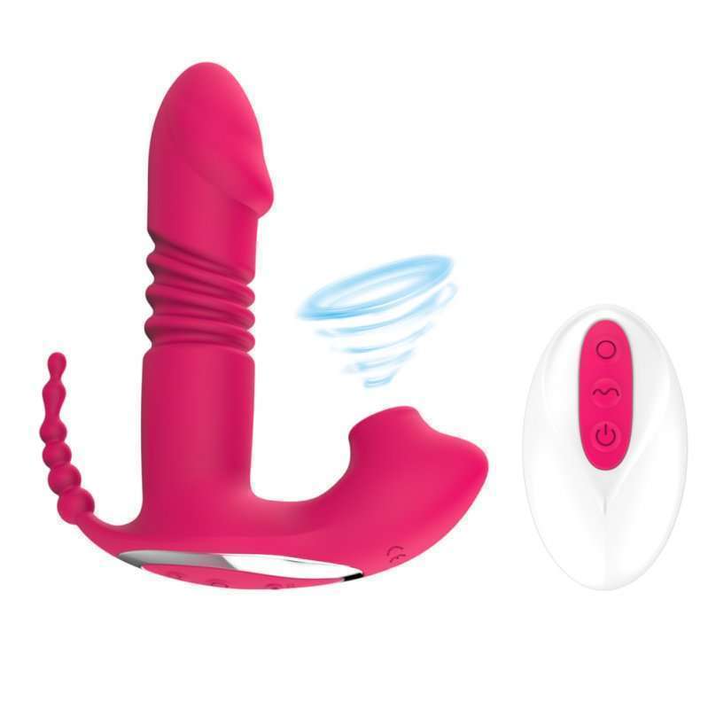 Suction & Thrusting Strap-on Dildo