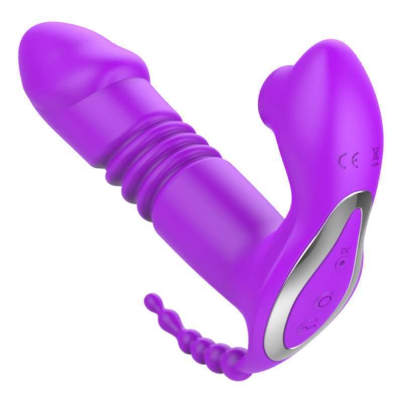 Suction & Thrusting Strap-on Dildo