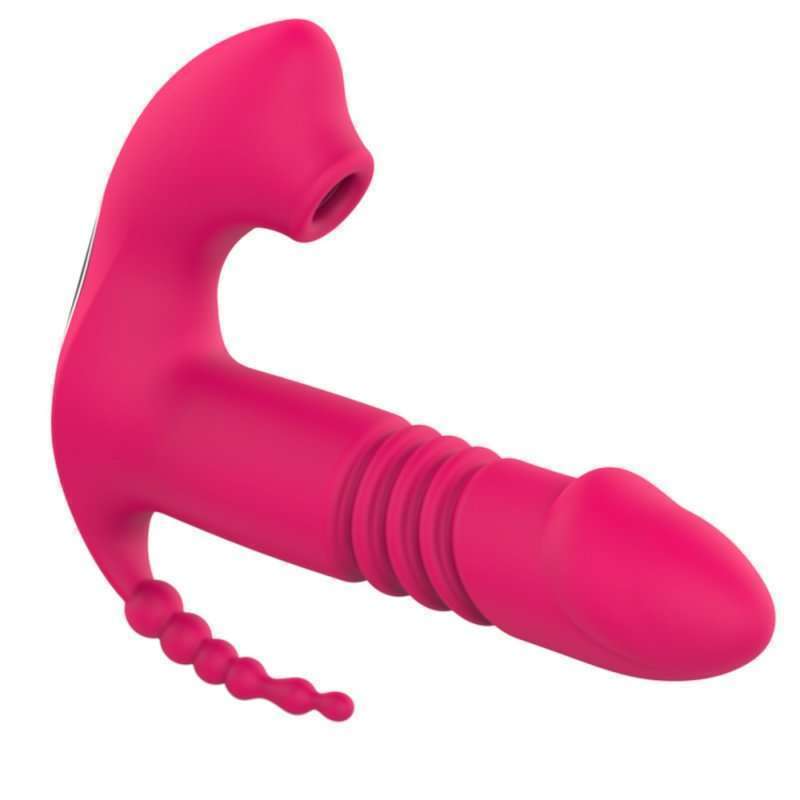 Suction & Thrusting Strap-on Dildo