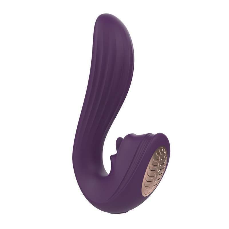 Velvet Kiss Licking Strap-on Vibrator