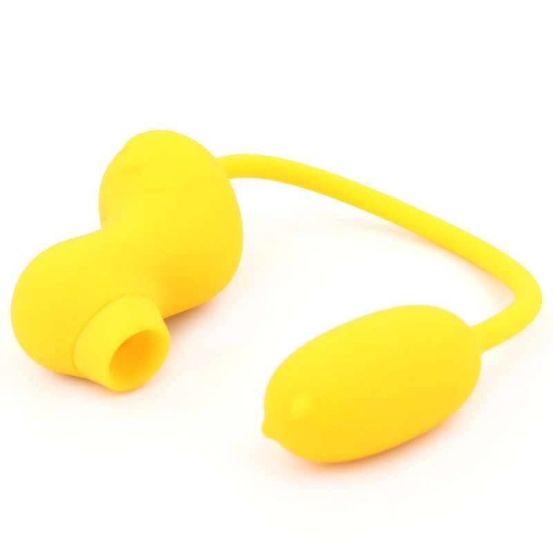 Cute Duck 2-in-1 Clit Sucker With Tail Vibrator