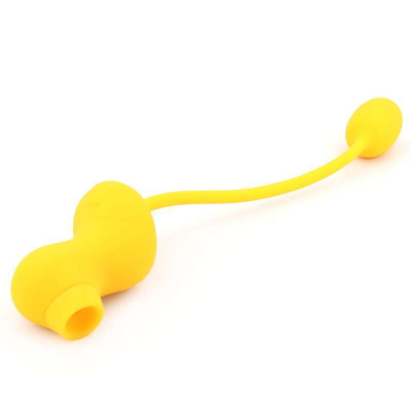 Cute Duck 2-in-1 Clit Sucker With Tail Vibrator