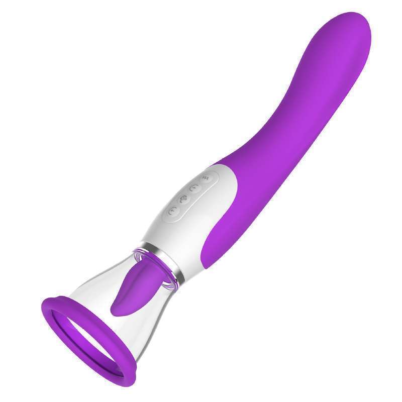 Double Head Sucking Tongue Vibrator