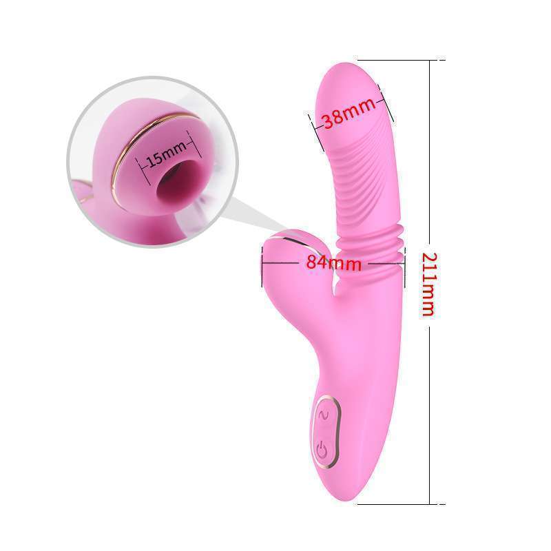 Thrust & Suck Rabbit Vibrator