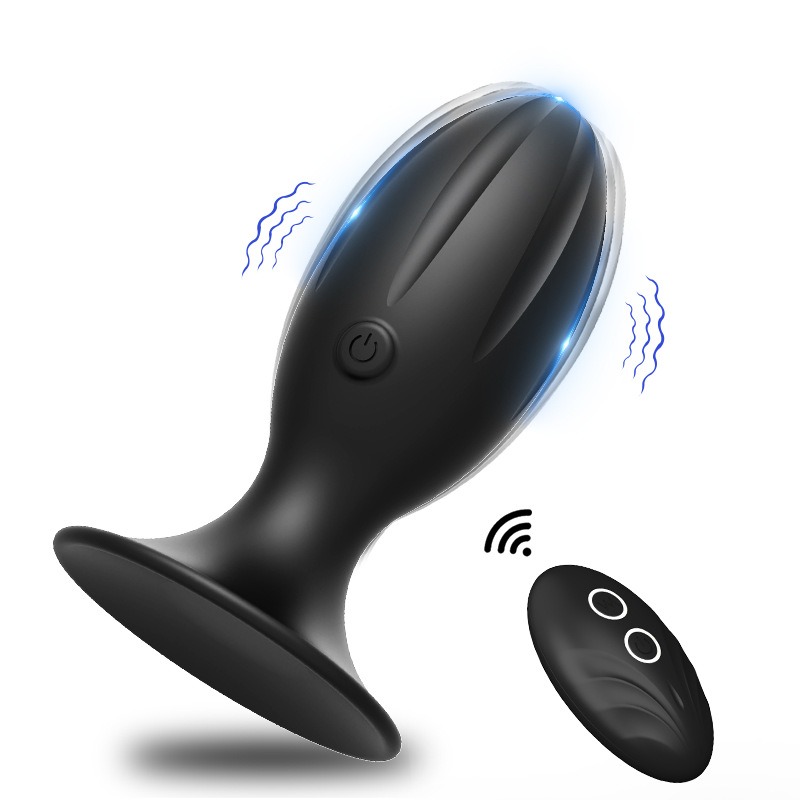 Wireless remote control vibrating anal plug