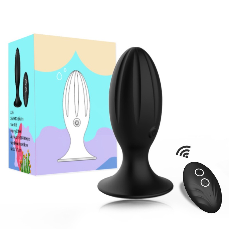 Wireless remote control vibrating anal plug
