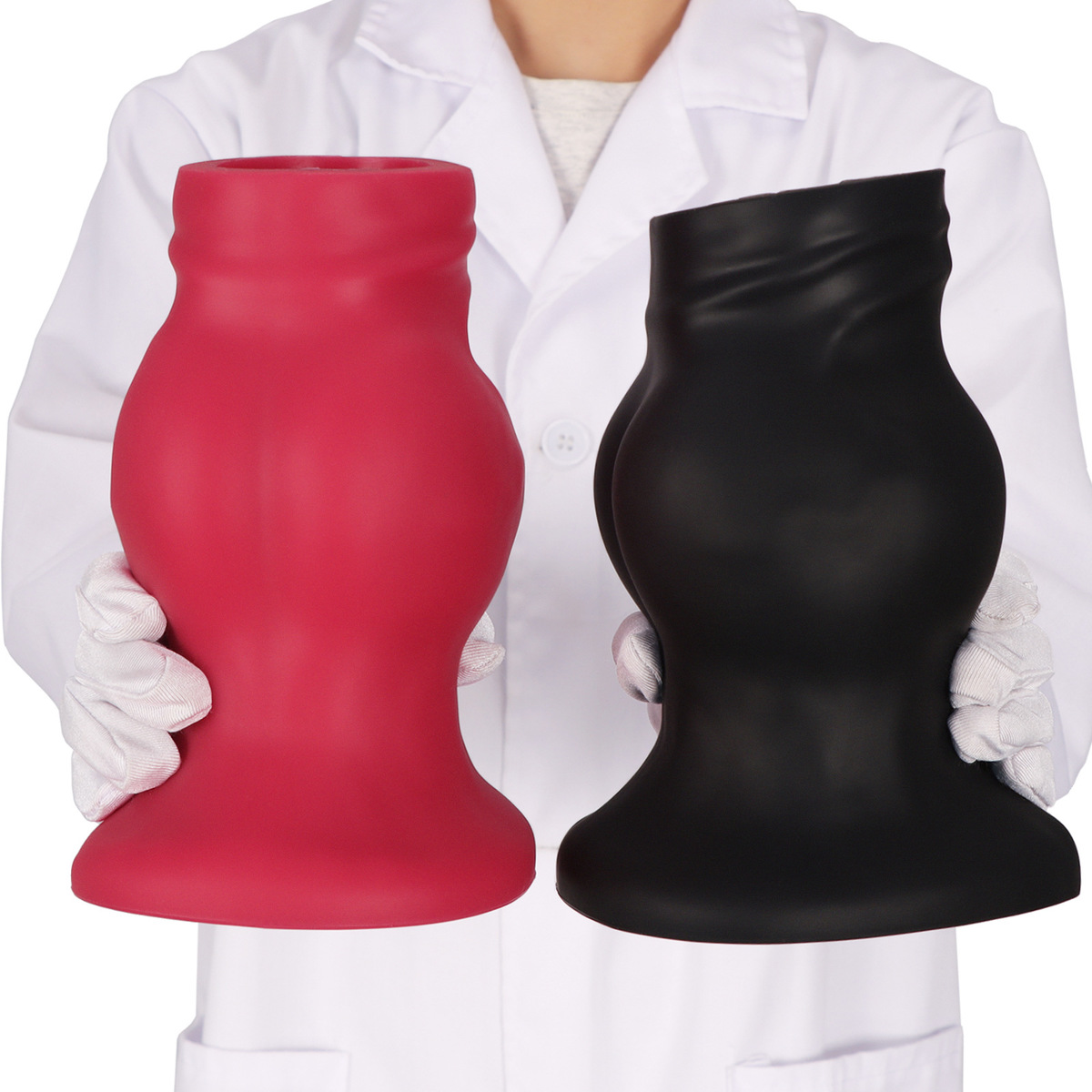 Liquid Silicone Pig-Hole Hollow Fuck Plug
