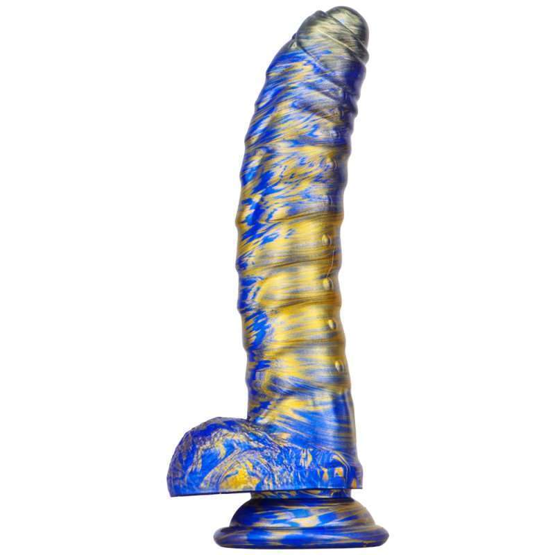 Mixed Colors Caterpillar Realistic Dildo