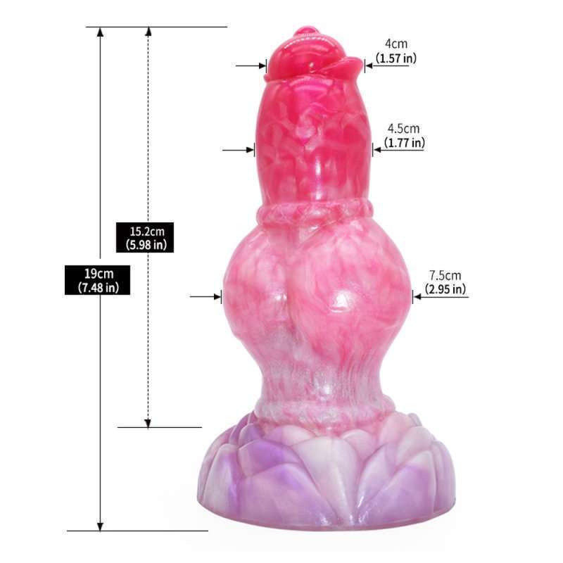 Peachy Colorful Realistic Dildo- 14