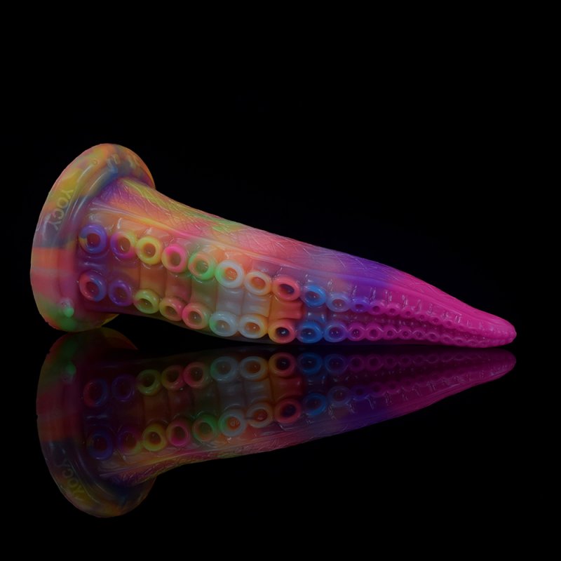 Luminous Silicone Dildo -Octopus