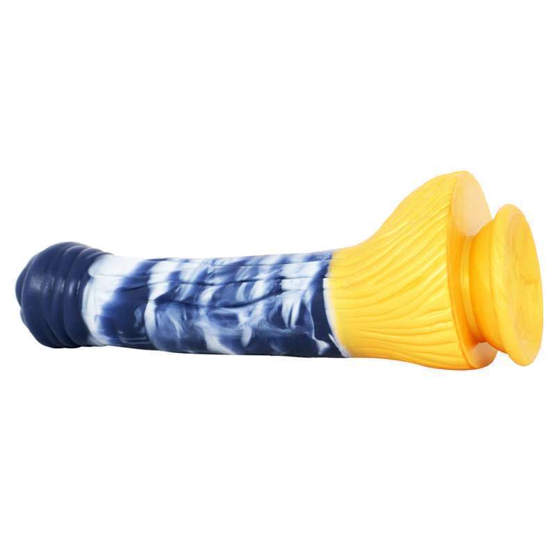 Darkblue Liquid silica gel  Dildo- 08