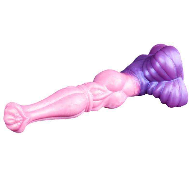 Knotted Horse Dildo Silicone Comfortable Fake Penis