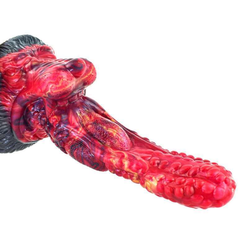 Dragon Color Silicone Dildo - 12