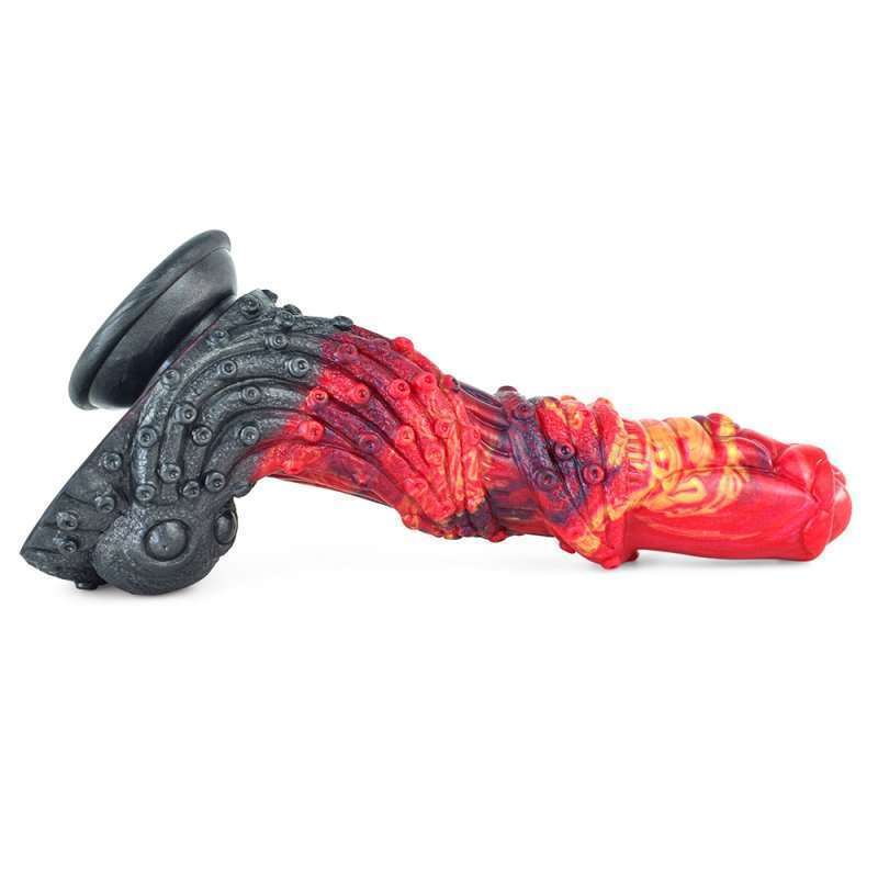 Dragon Color Silicone Dildo - 09